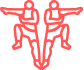 Couleur Rouge-Orangé Vif : Fond Moderne & Design Uni Grand rectangle uni de couleur rouge-orangé vif, avec une petite bordure blanche pixelisée dans le coin supérieur droit.